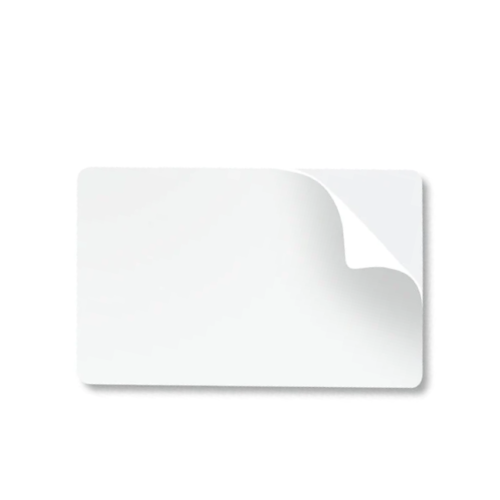 HID Fargo, HID Fargo, cartes Blanches PVC adhésives CR79. 0,25 mm d'épaisseur