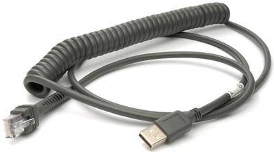Datalogic, connection cable, USB, coiled