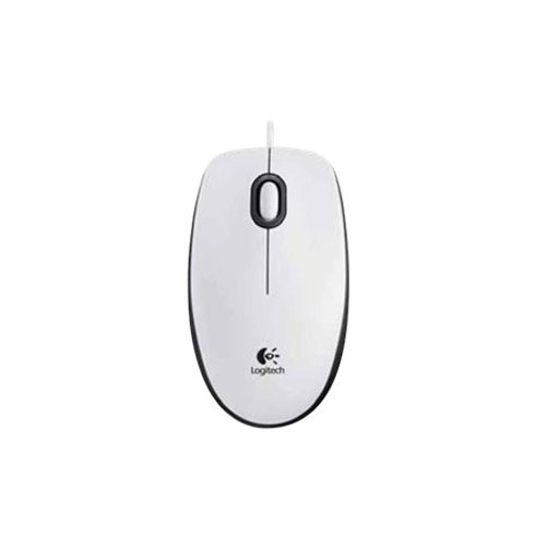 Logi M100 Mouse White Usb, Emea