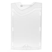 Porte-badge transparent (recto/verso) IDX 120 - vertical (lot de 100)