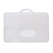 Porte-badge biodégradable 100% origine végétale - horizontal (lot de 100)