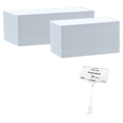 Evolis, cartes longues PVC blanc - épaisseur 0,76 mm 