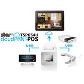 Imprimante Ticket Star Tsp654ii, Bluetooth, Blanc, Avec Bloc D'alimentation