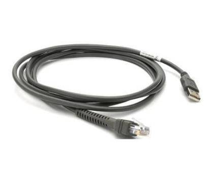 Zebra, Câble de connexion, USB, pour lecteurs DS LS LI