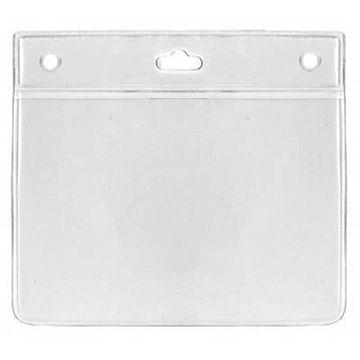 Porte-bagde pour badge 98 x 67 mm - horizontal - IDS37H (lot de 100)