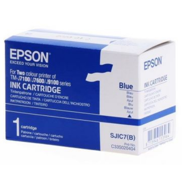 Cartouche Bleu Epson Tm J7600, Tm J7100