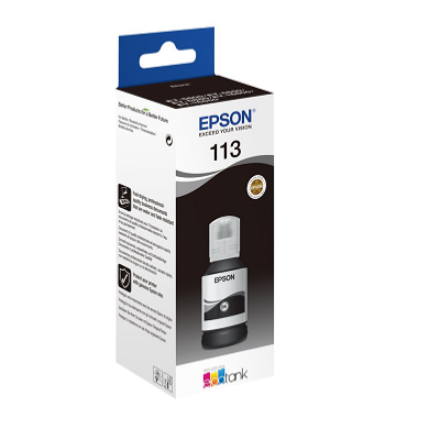 Recharges Pour Epson Ecotank Série 113, Noir