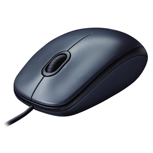 Logitech M100 Mouse Grey Usb, Emea