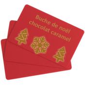 Pack Consommables Edikio spcial ftes cartes rouges et ruban Or
