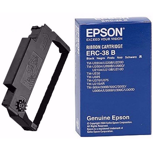 Ruban Epson Erc-38, Lot De 5, Noir Et Rouge