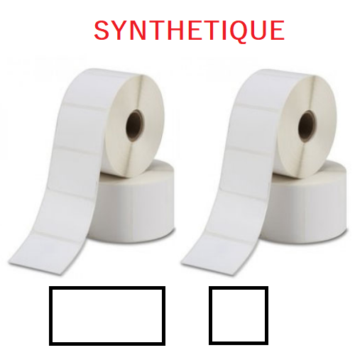 Etiquettes Matières Synthétiques - Rectangulaires et Carrées 