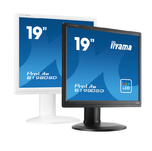 Moniteur LED iiyama ProLite B1980SD-B 48,3 cm (19") SXGA - 5:4 - Noir