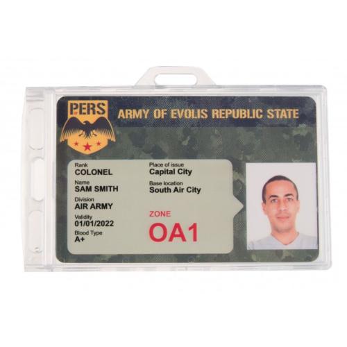 Porte-badge sécuritaire à vérouillage temporaire ou définitif - IDS76+ (lot de 100)