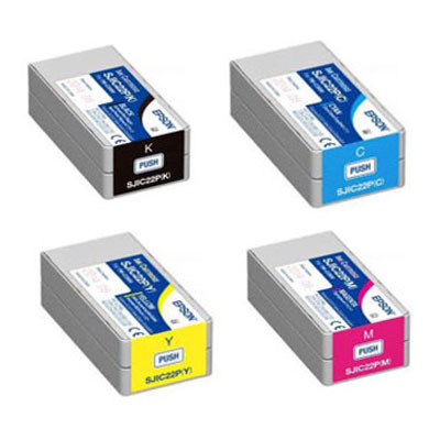 Cartouches Epson Tm-C3500, Pack 4 Couleurs