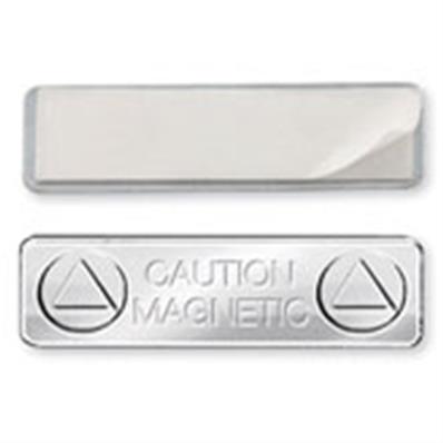 Porte badges Magnétique en métal : Support magnétique de badge avec adhésif