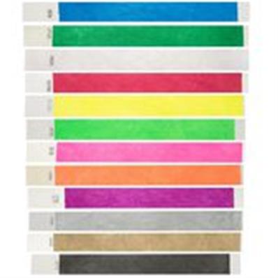 Bracelet D'identification Tyvek, Lot De 100, Or