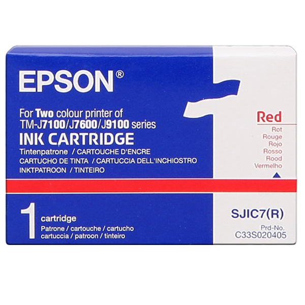 Cartouche Rouge Epson Tm J7600, Tm J7100